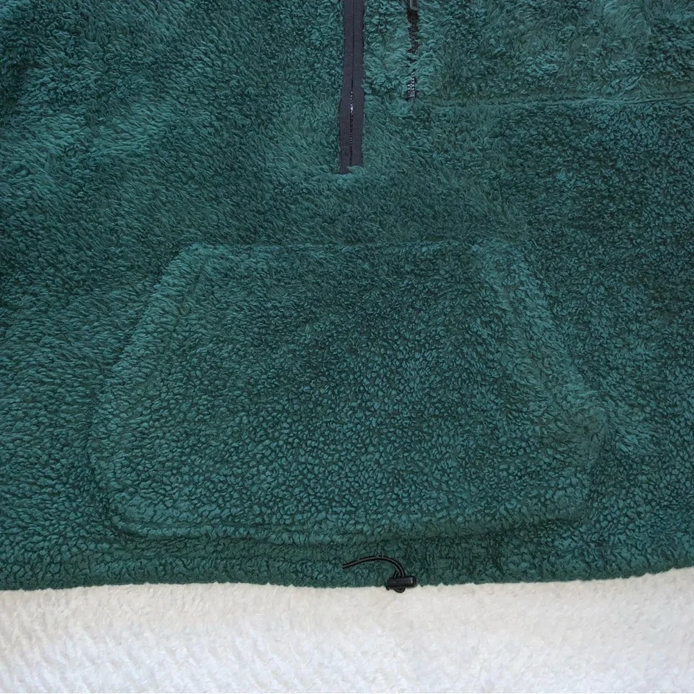 Victoria's Secret Pink Sharpa Faux Fur Quarter Zip Sweatshirt